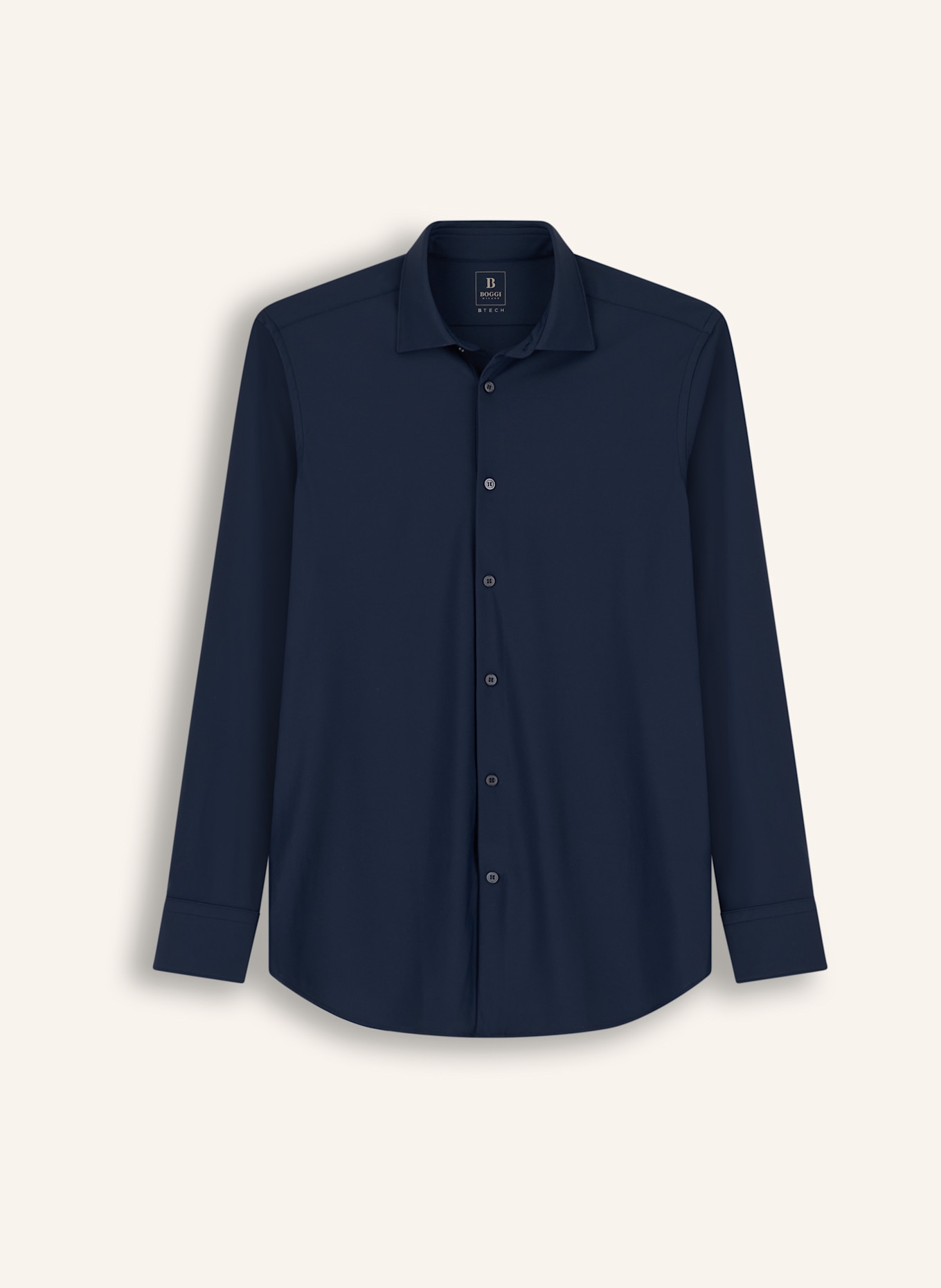 BOGGI MILANO Overshirt: BLAU