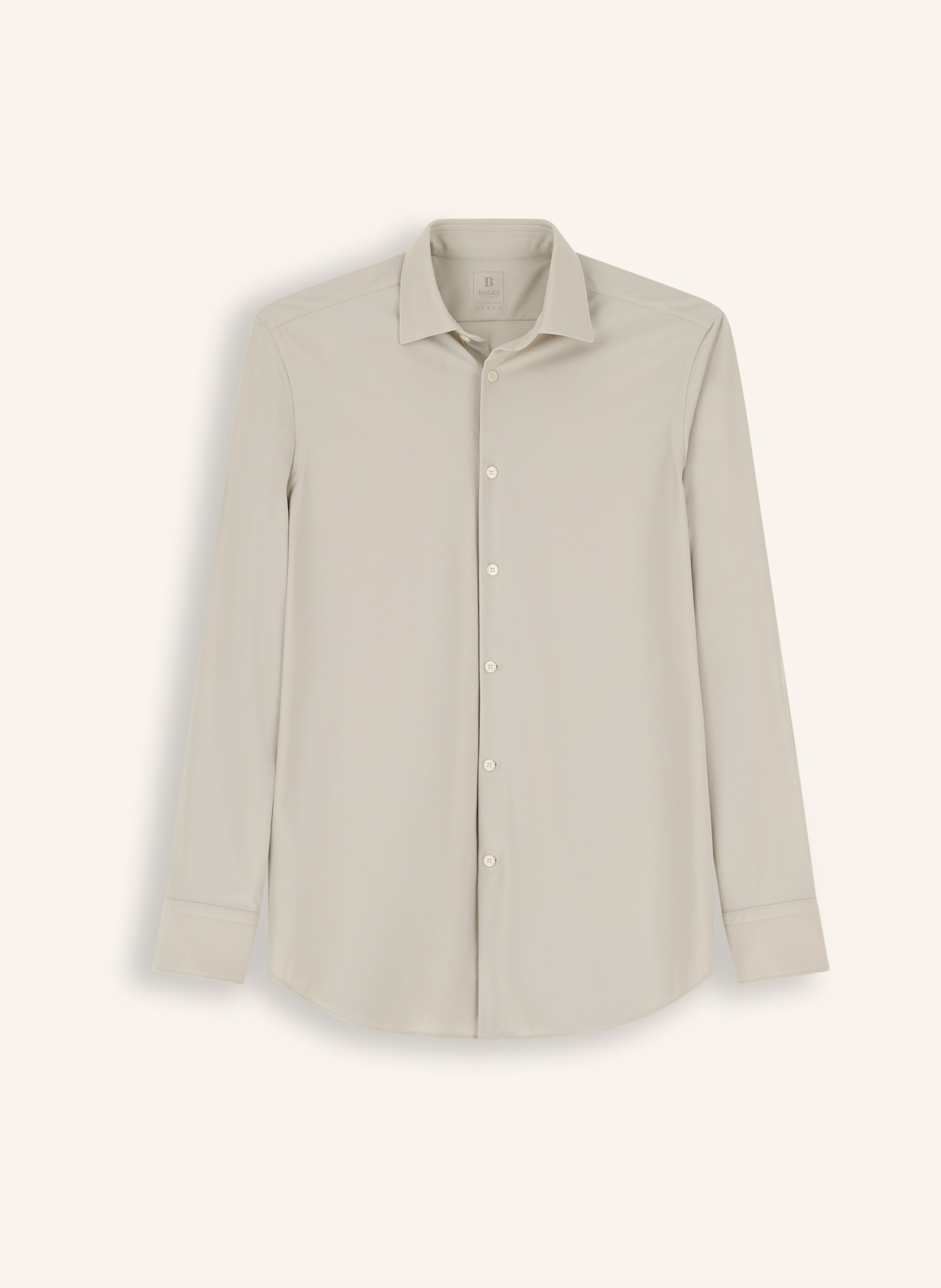 BOGGI MILANO Overshirt: BEIGE