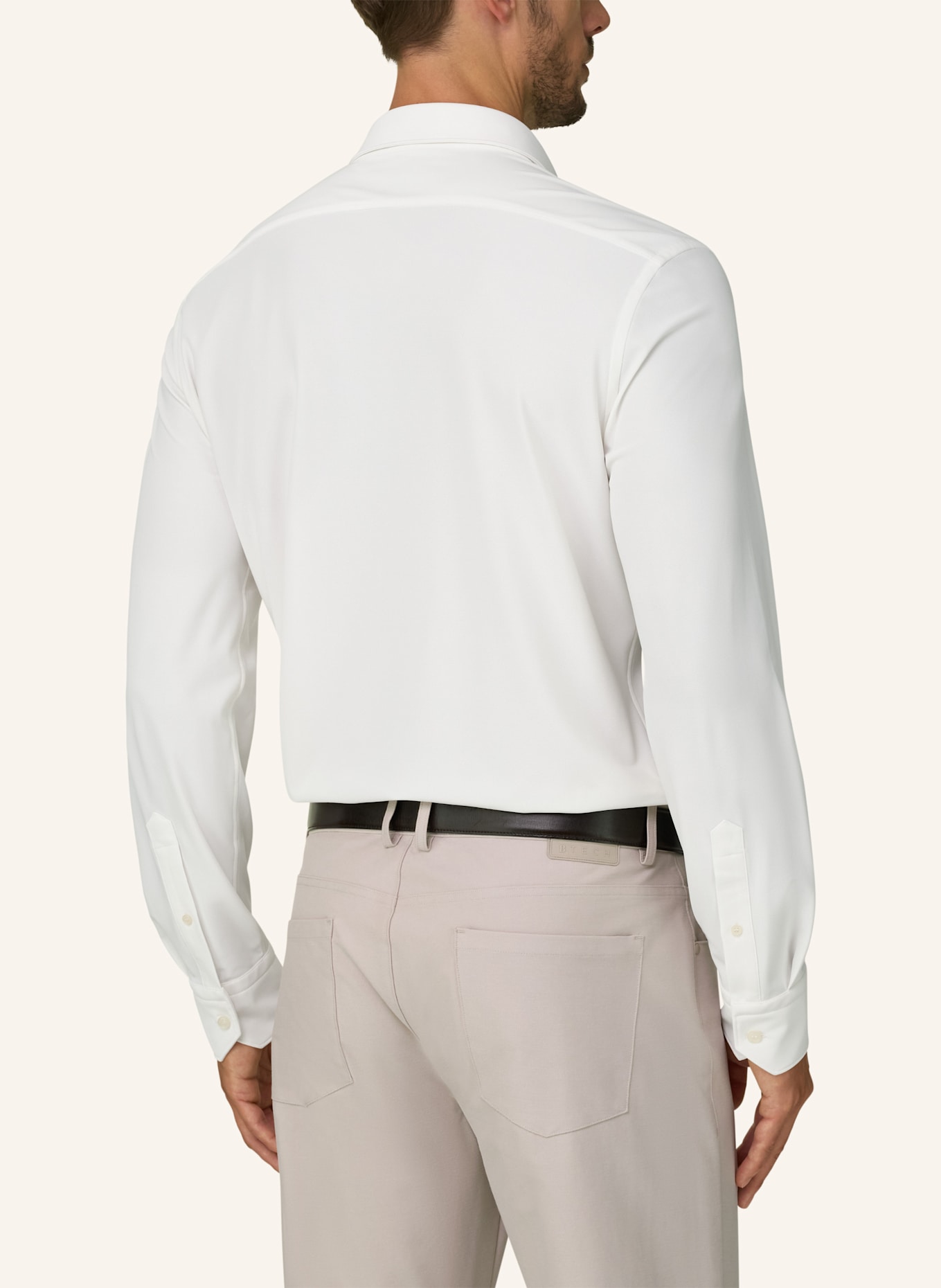 BOGGI MILANO Overshirt: WEISS