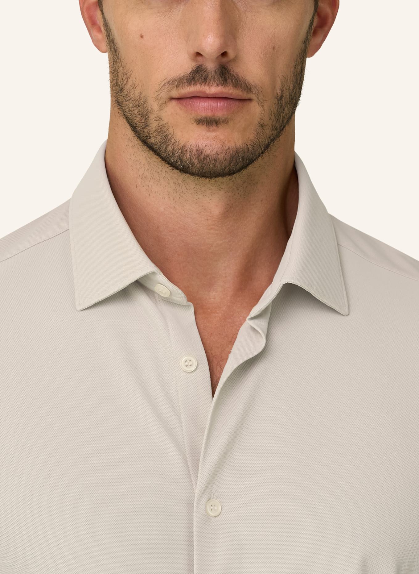 BOGGI MILANO Overshirt: BEIGE
