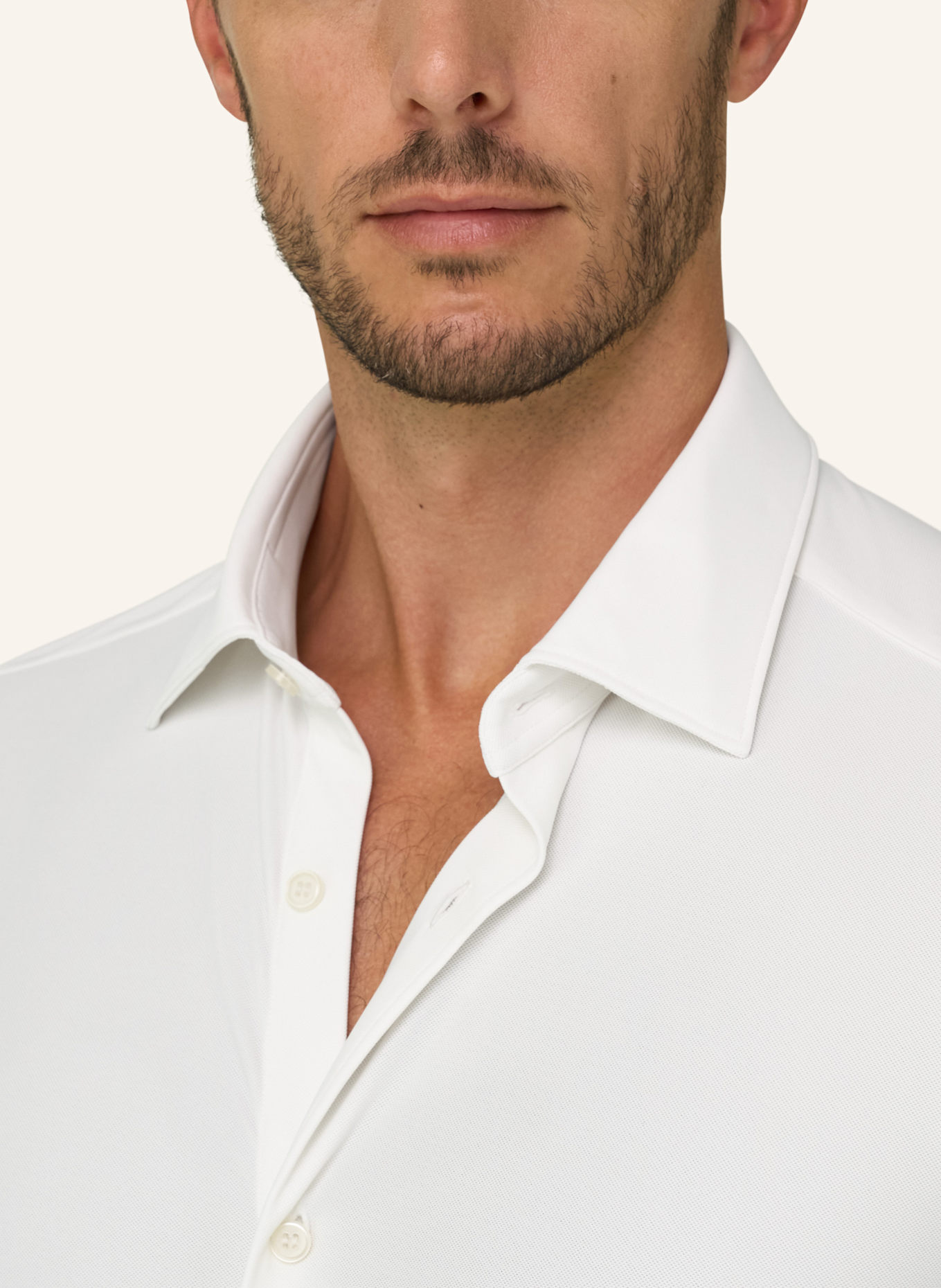 BOGGI MILANO Overshirt: WEISS
