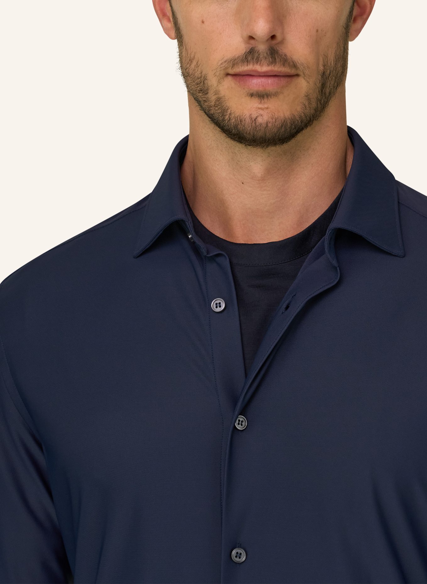 BOGGI MILANO Overshirt: BLAU