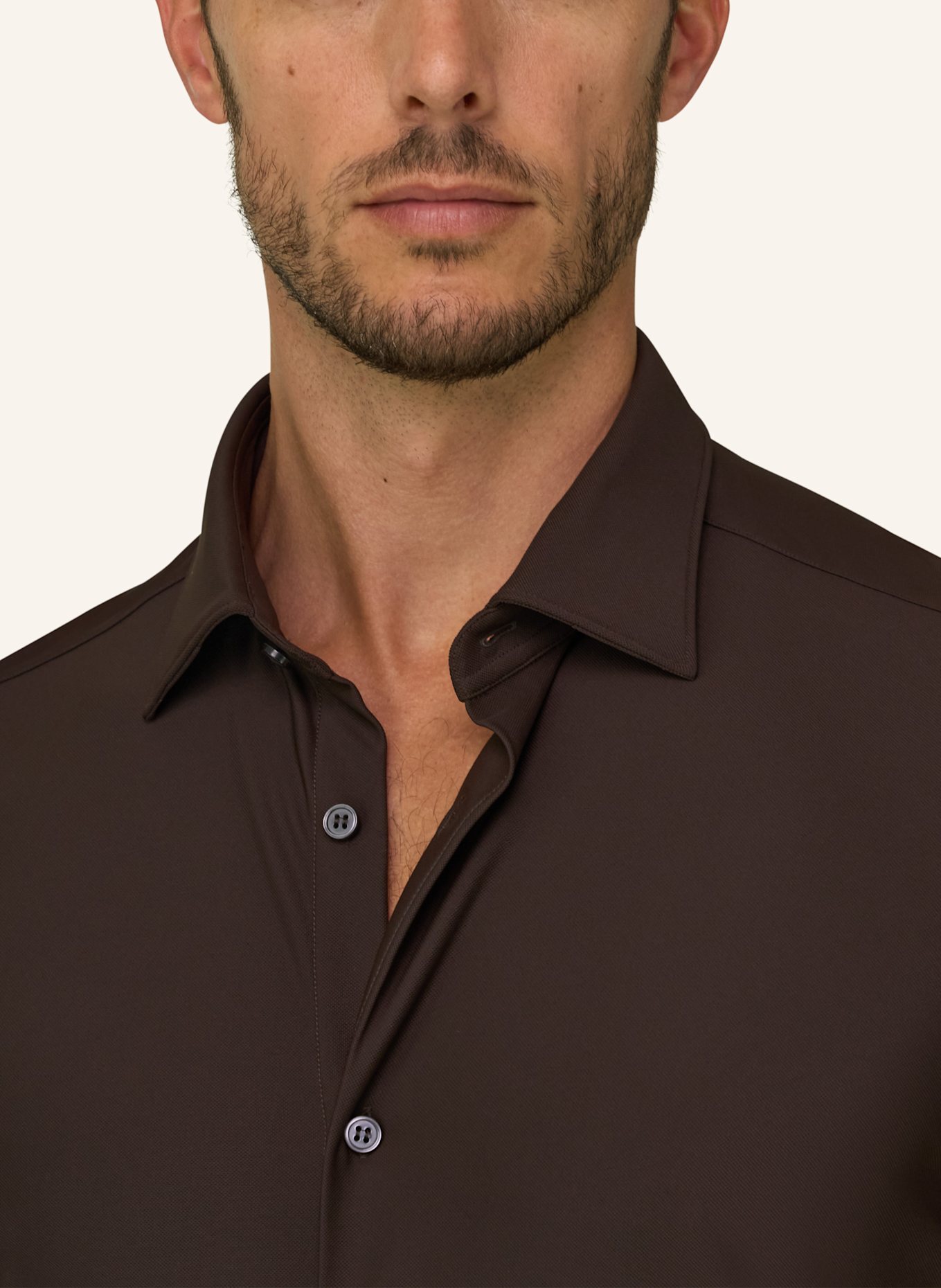 BOGGI MILANO Overshirt: DUNKELBRAUN