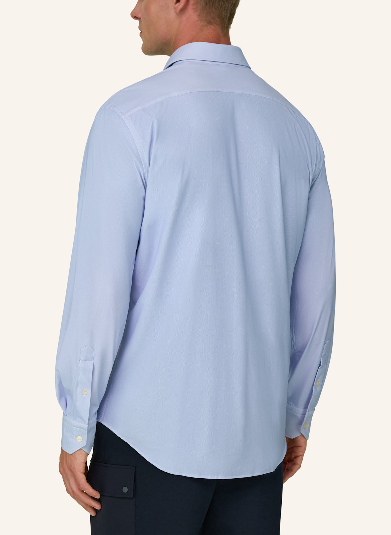 BOGGI MILANO Overshirt: LIGHT BLUE