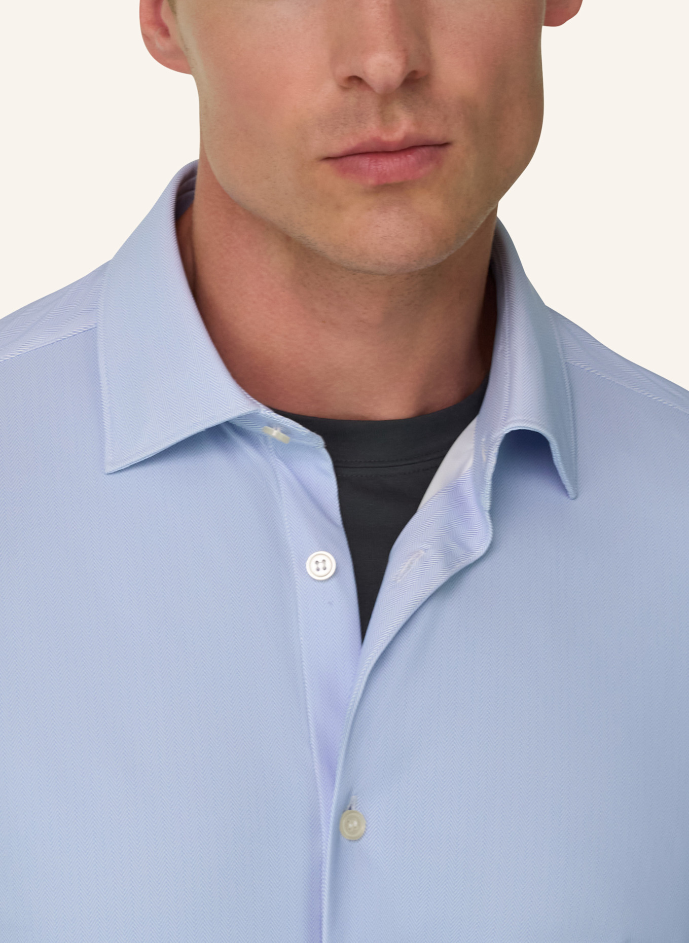 BOGGI MILANO Overshirt: LIGHT BLUE
