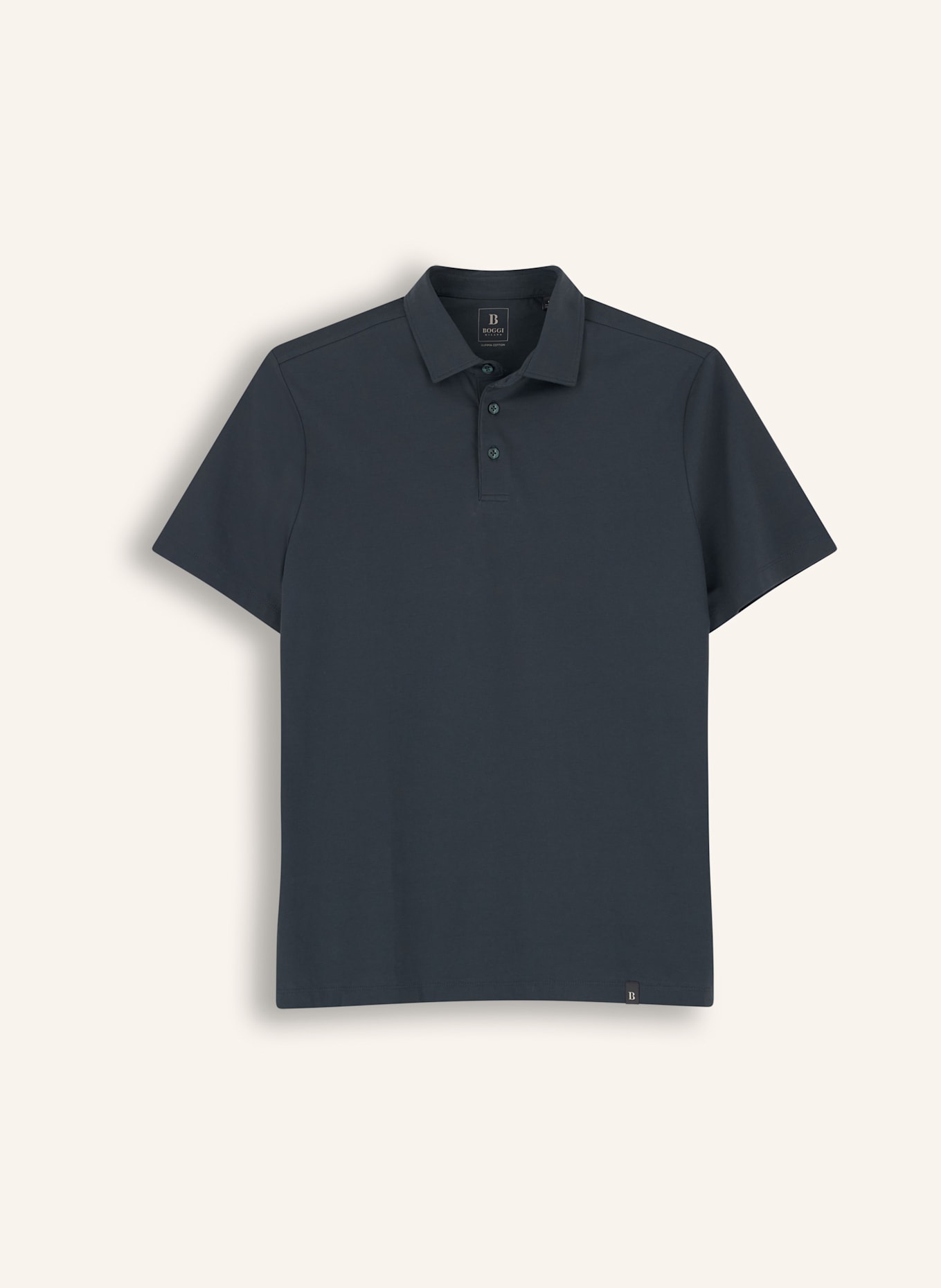 BOGGI MILANO Polo Shirt: DARK GREEN