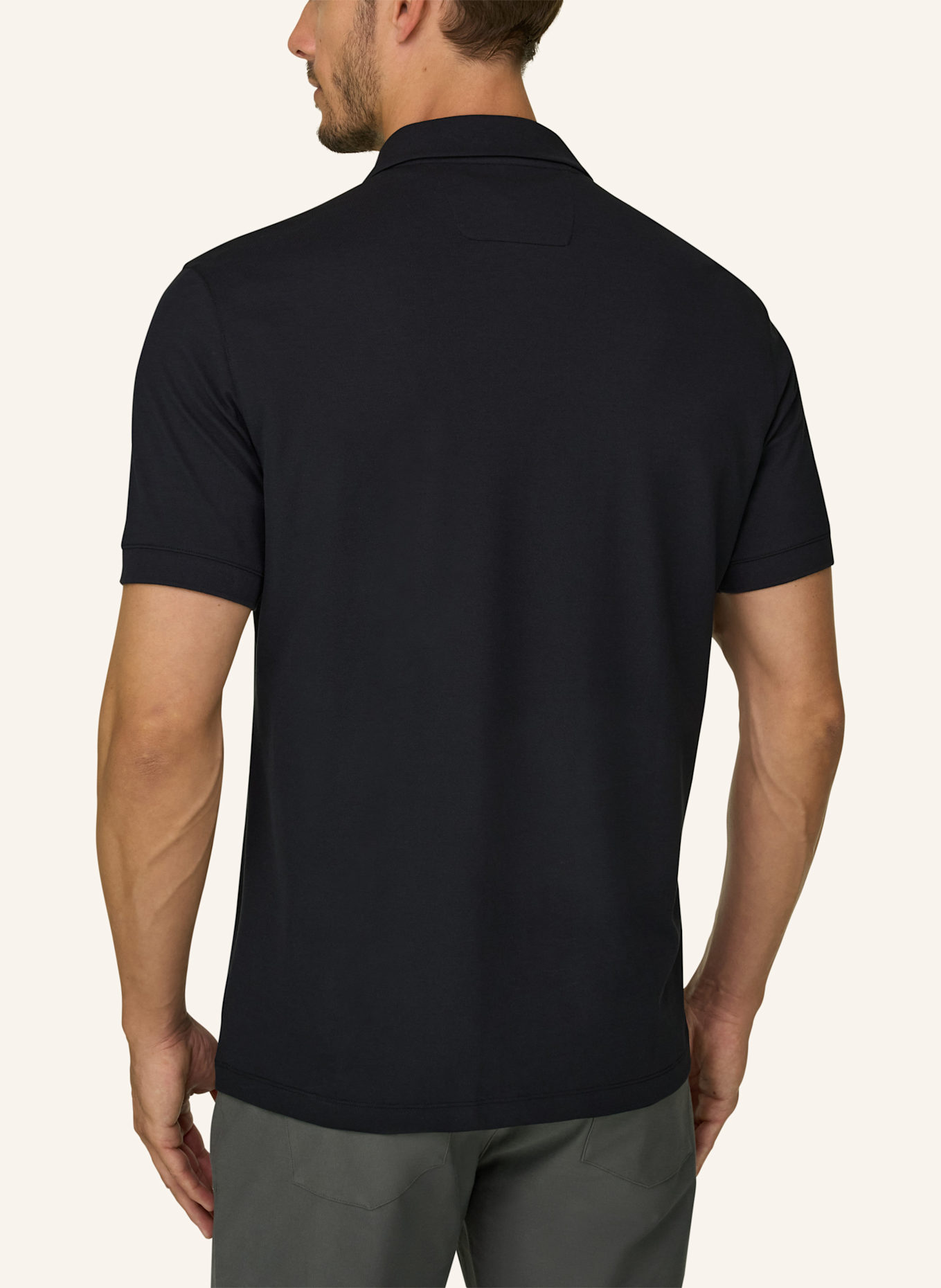 BOGGI MILANO Poloshirt: SCHWARZ