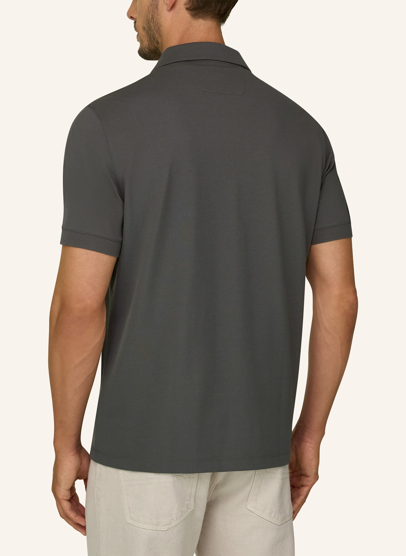 BOGGI MILANO Poloshirt: GRÜN
