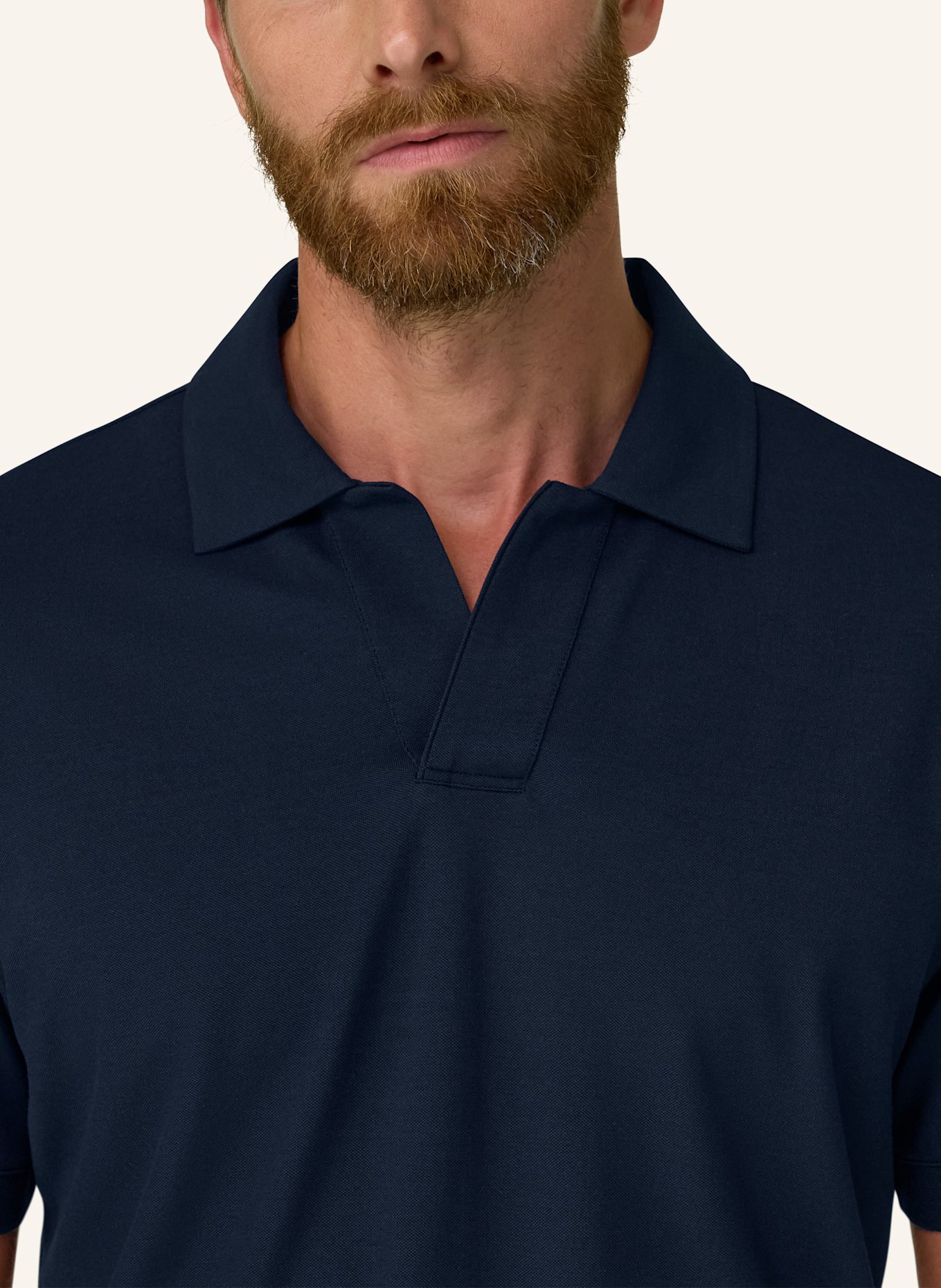 BOGGI MILANO Poloshirt: BLAU