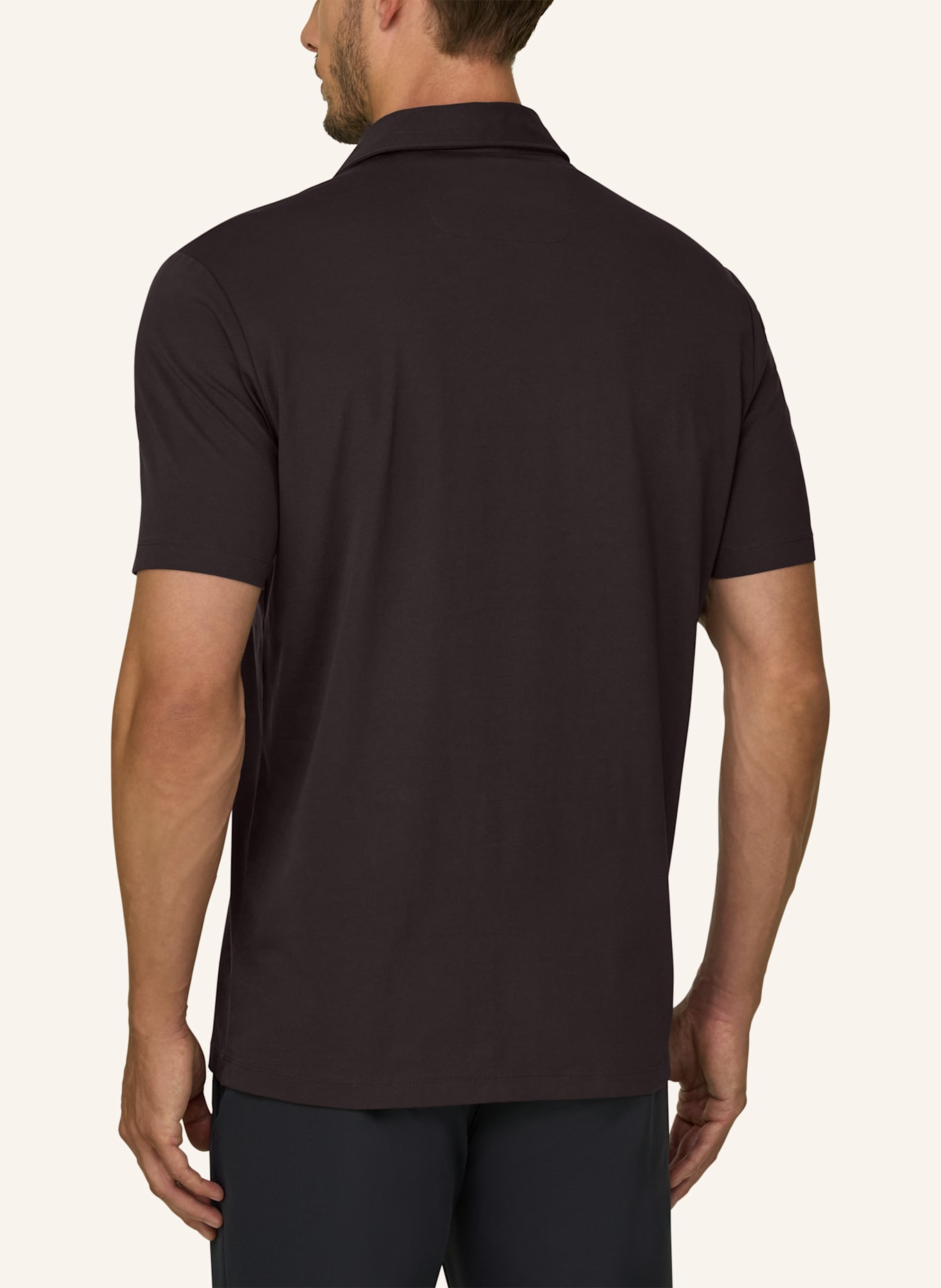 BOGGI MILANO Polo Shirt: BROWN
