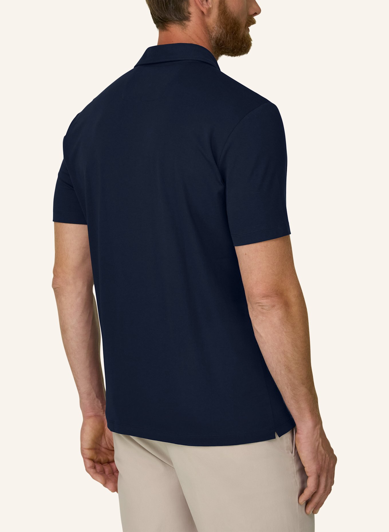 BOGGI MILANO Polo Shirt: BLUE
