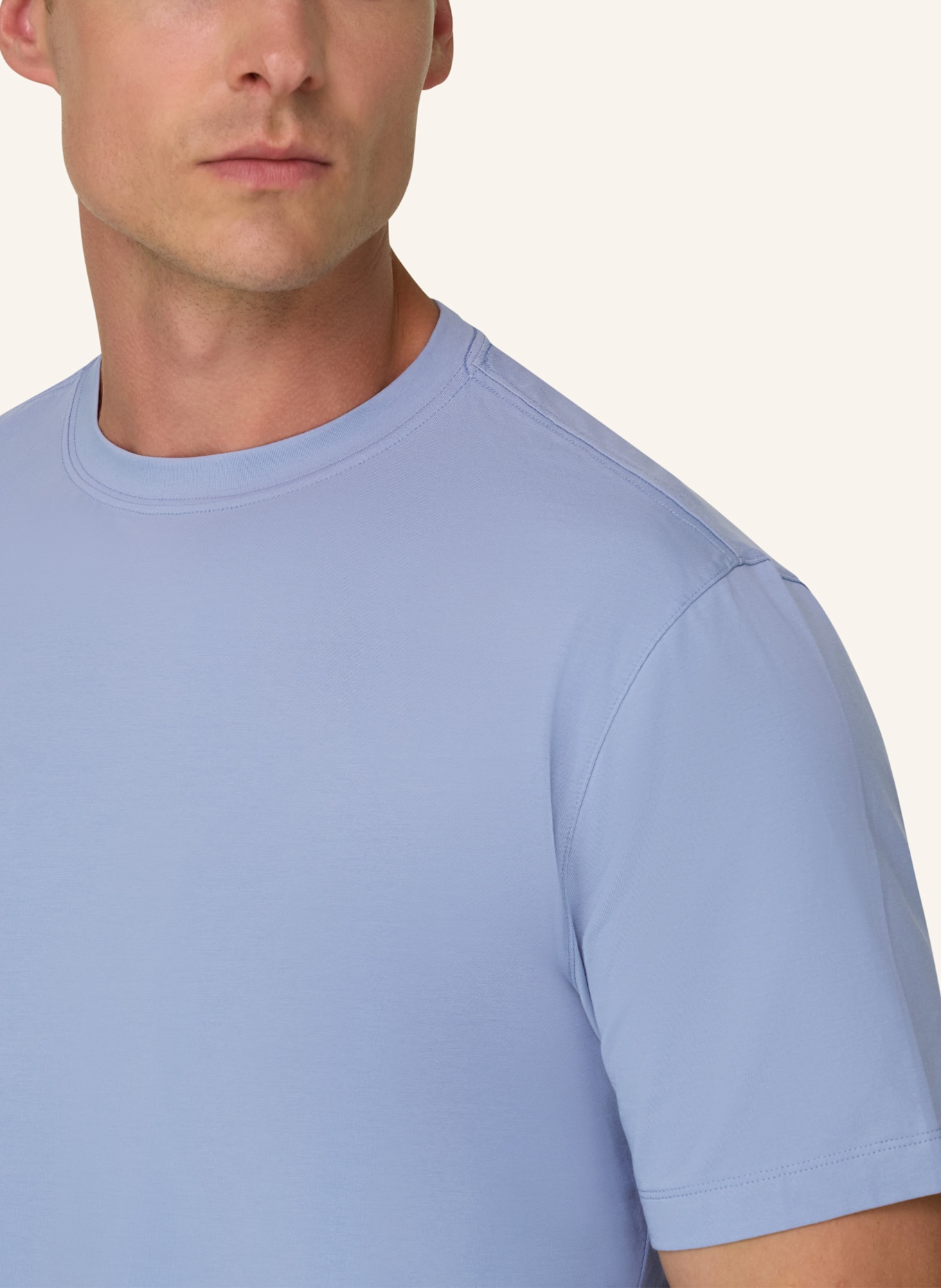 BOGGI MILANO T-shirt: LIGHT BLUE