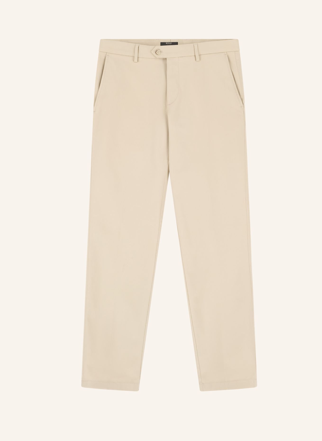 BOGGI MILANO Cordhose: WEISS