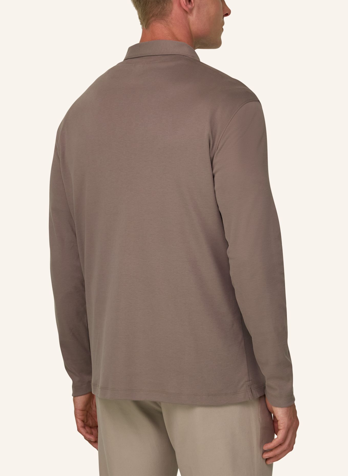BOGGI MILANO Poloshirt: GRAU