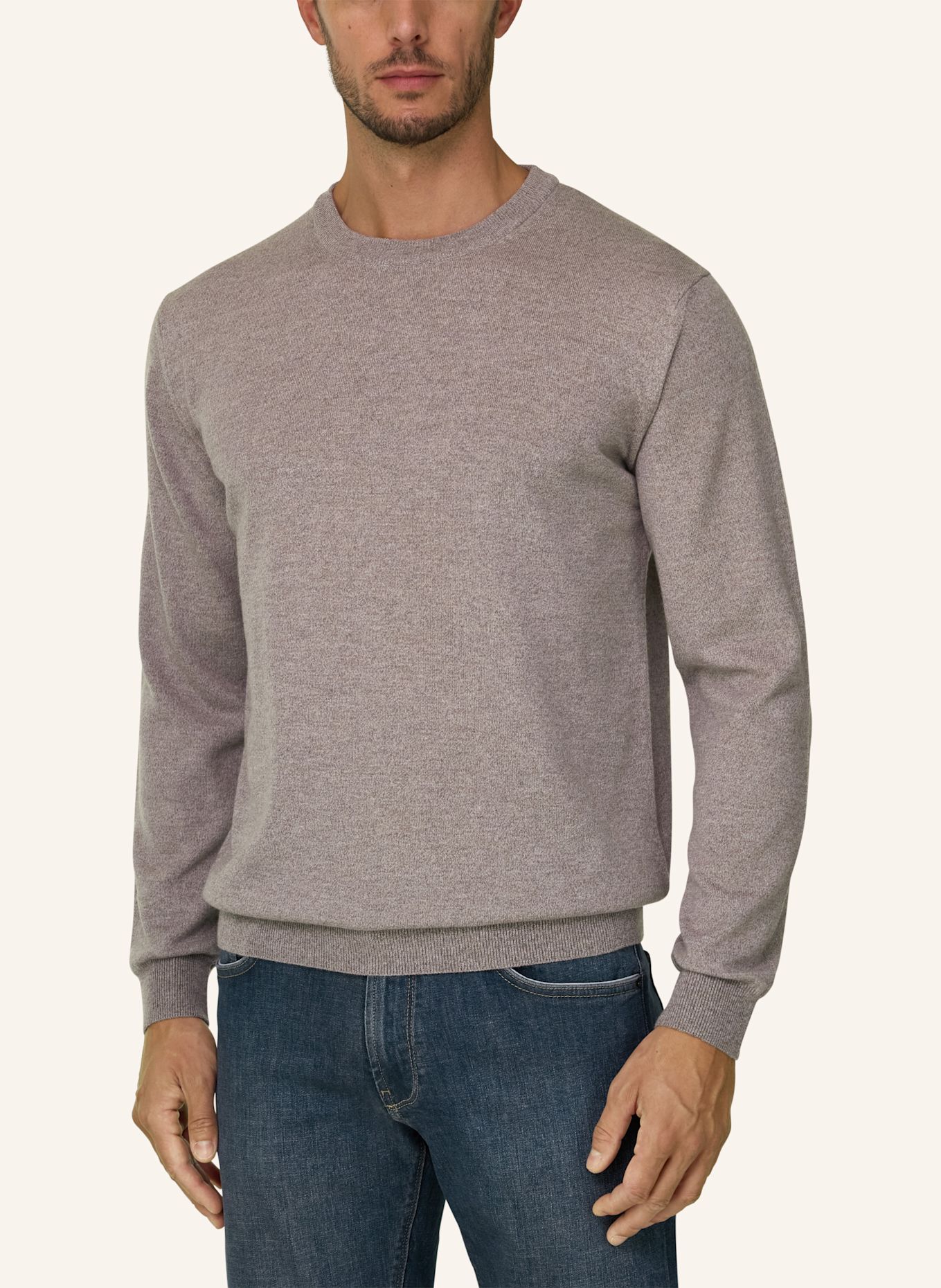 BOGGI MILANO Sweater: BROWN