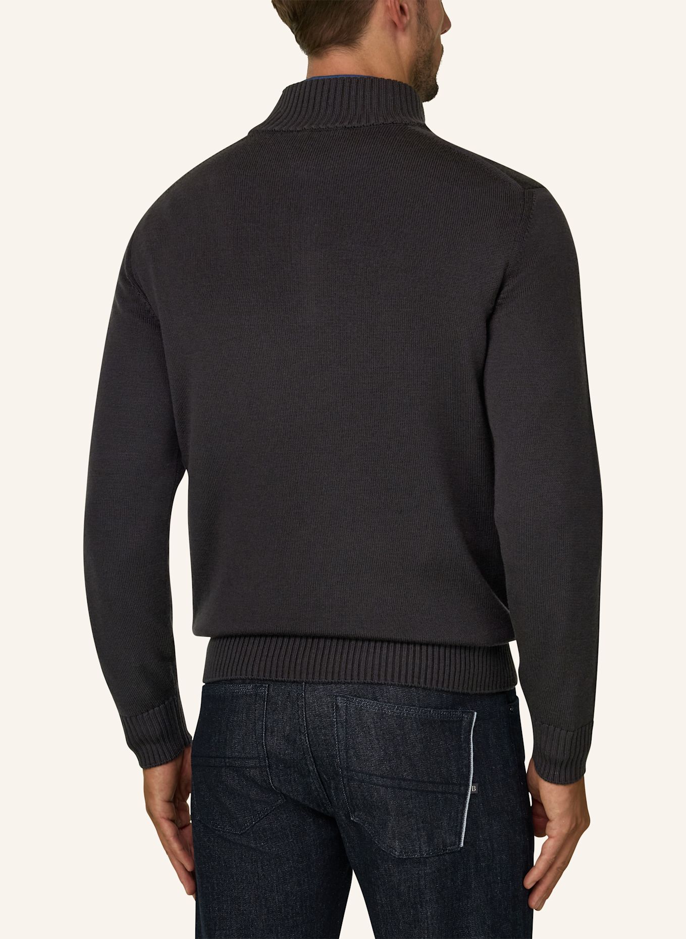 BOGGI MILANO Sweater: DARK BROWN