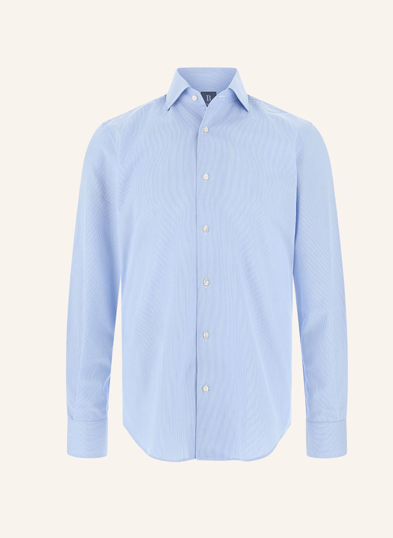 BOGGI MILANO Shirt: LIGHT BLUE