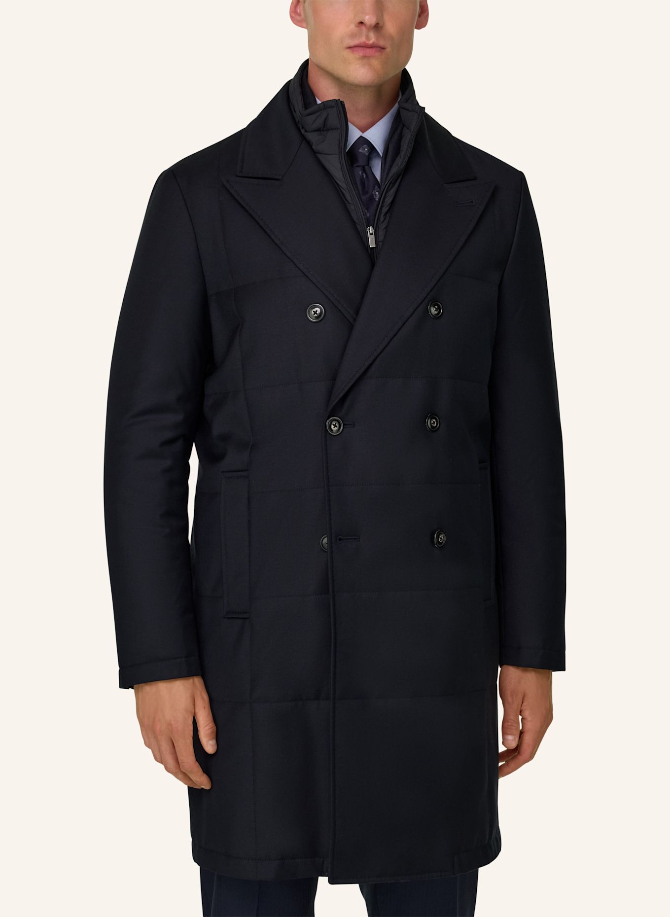 BOGGI MILANO Down coat: BLUE