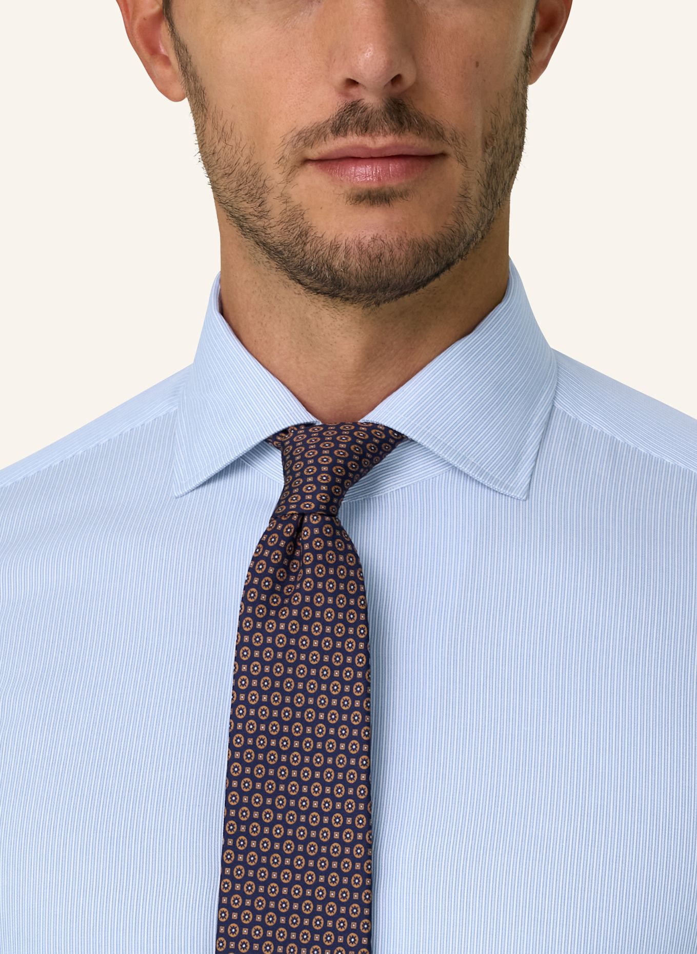 BOGGI MILANO Shirt: LIGHT BLUE
