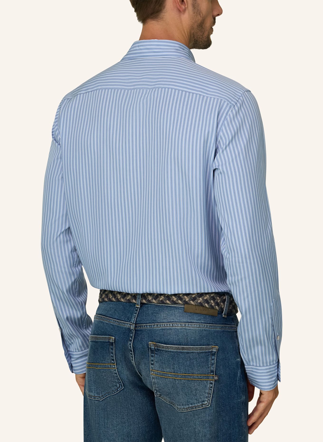 BOGGI MILANO Overshirt: BLUE