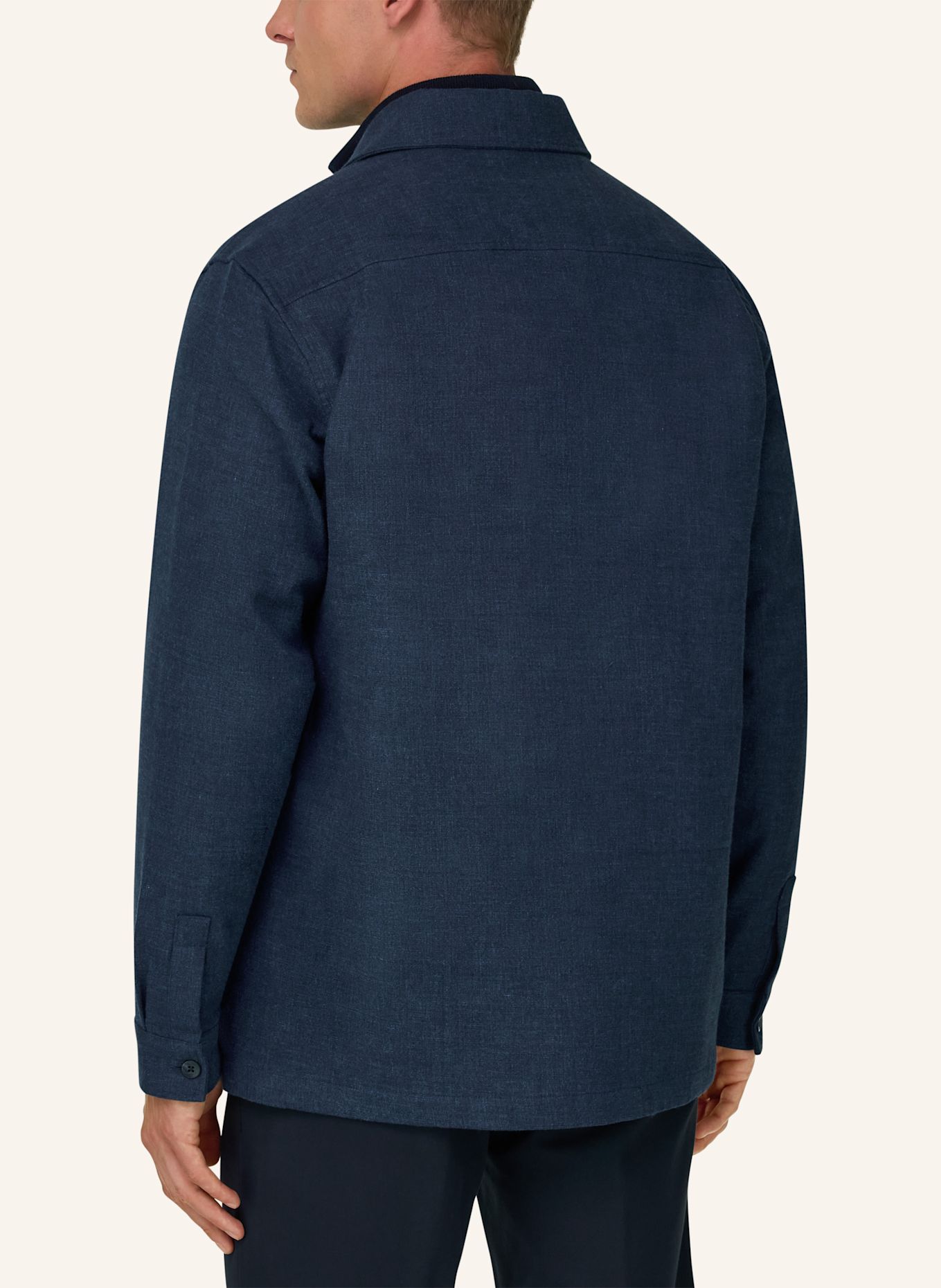 BOGGI MILANO Overshirt: BLUE