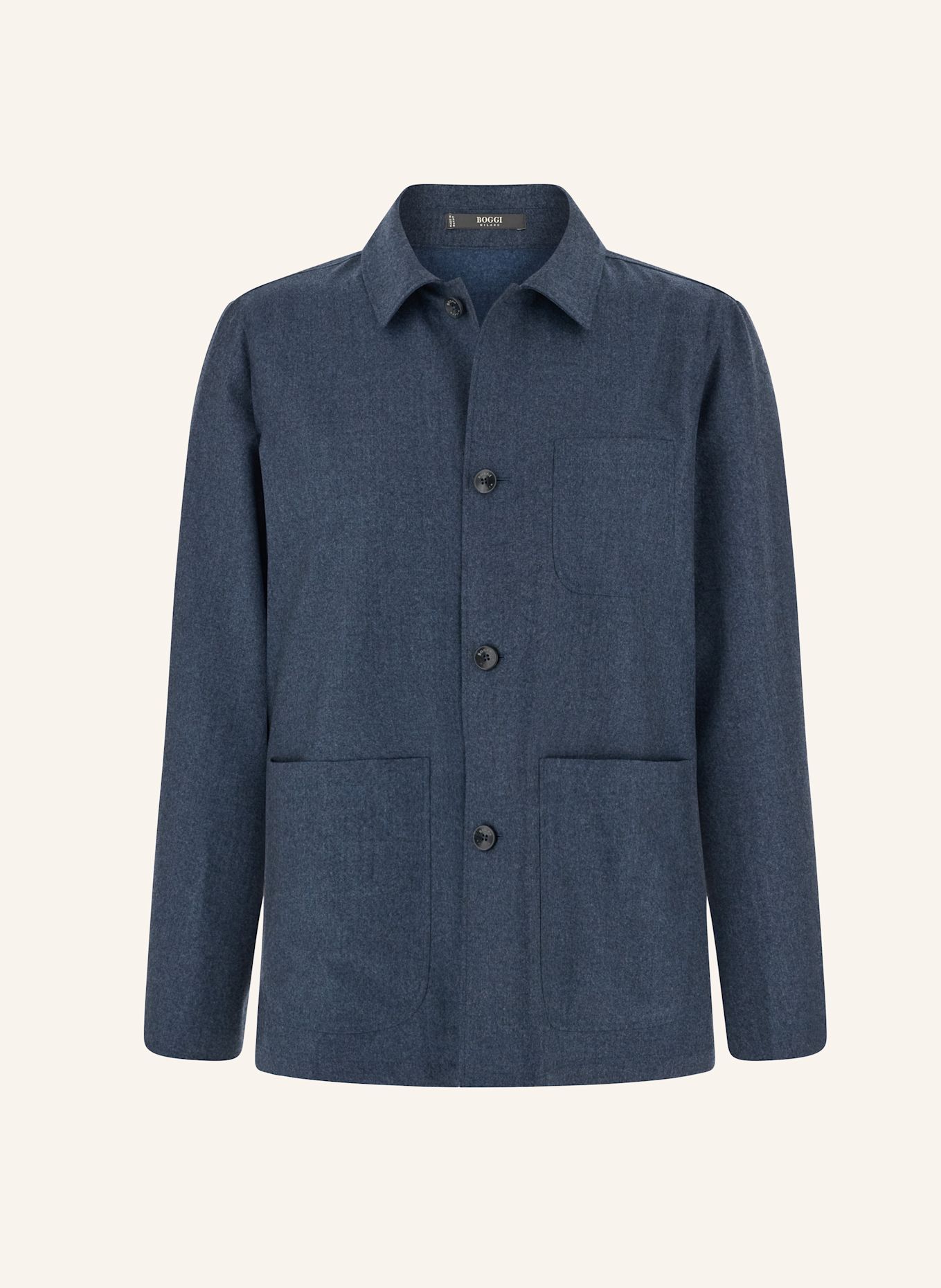 BOGGI MILANO Overjacket: BLAUW