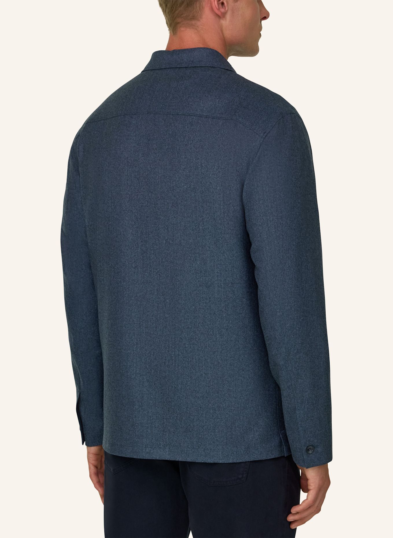 BOGGI MILANO Overjacket: BLAUW