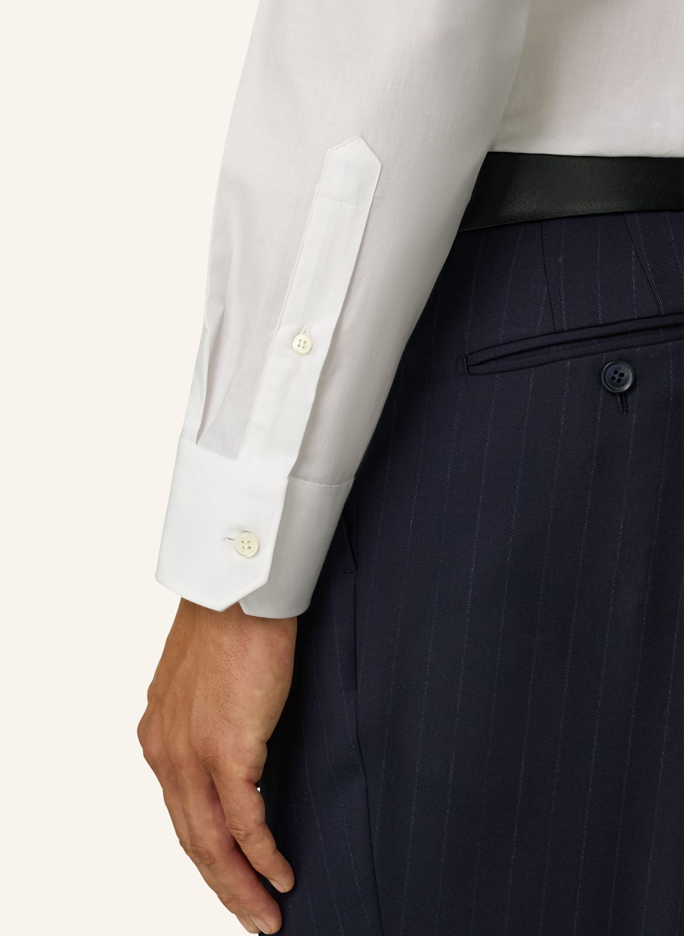 BOGGI MILANO Shirt: WHITE