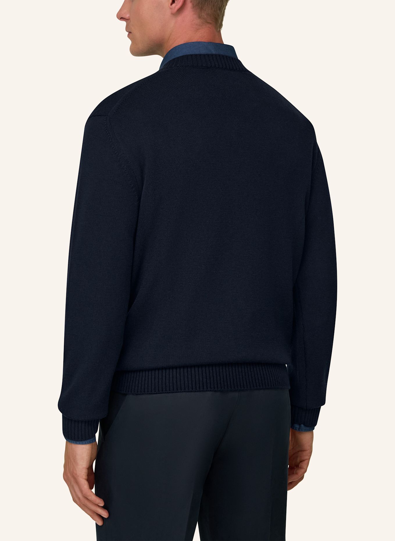 BOGGI MILANO Sweater: BLUE