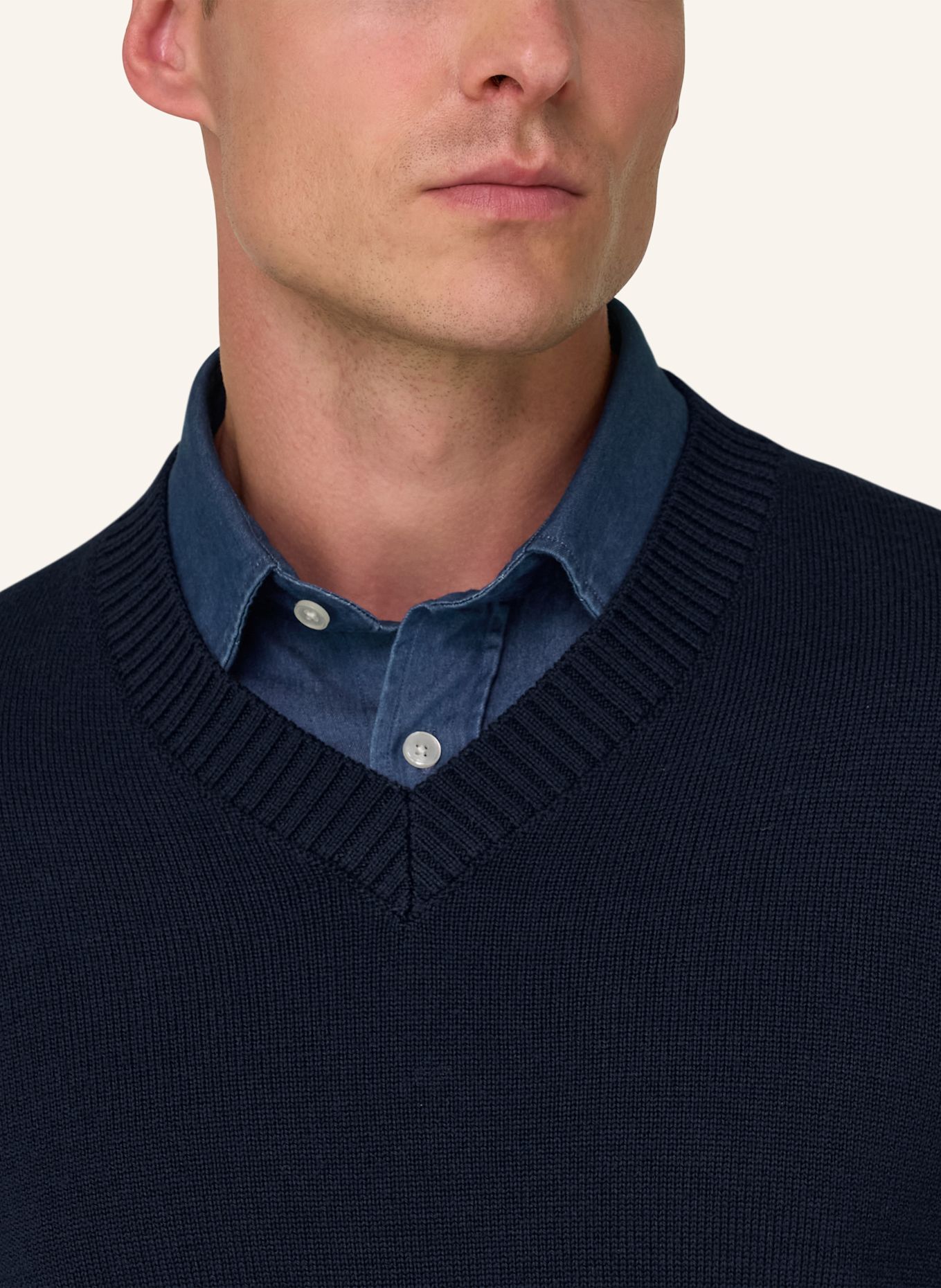 BOGGI MILANO Sweater: BLUE