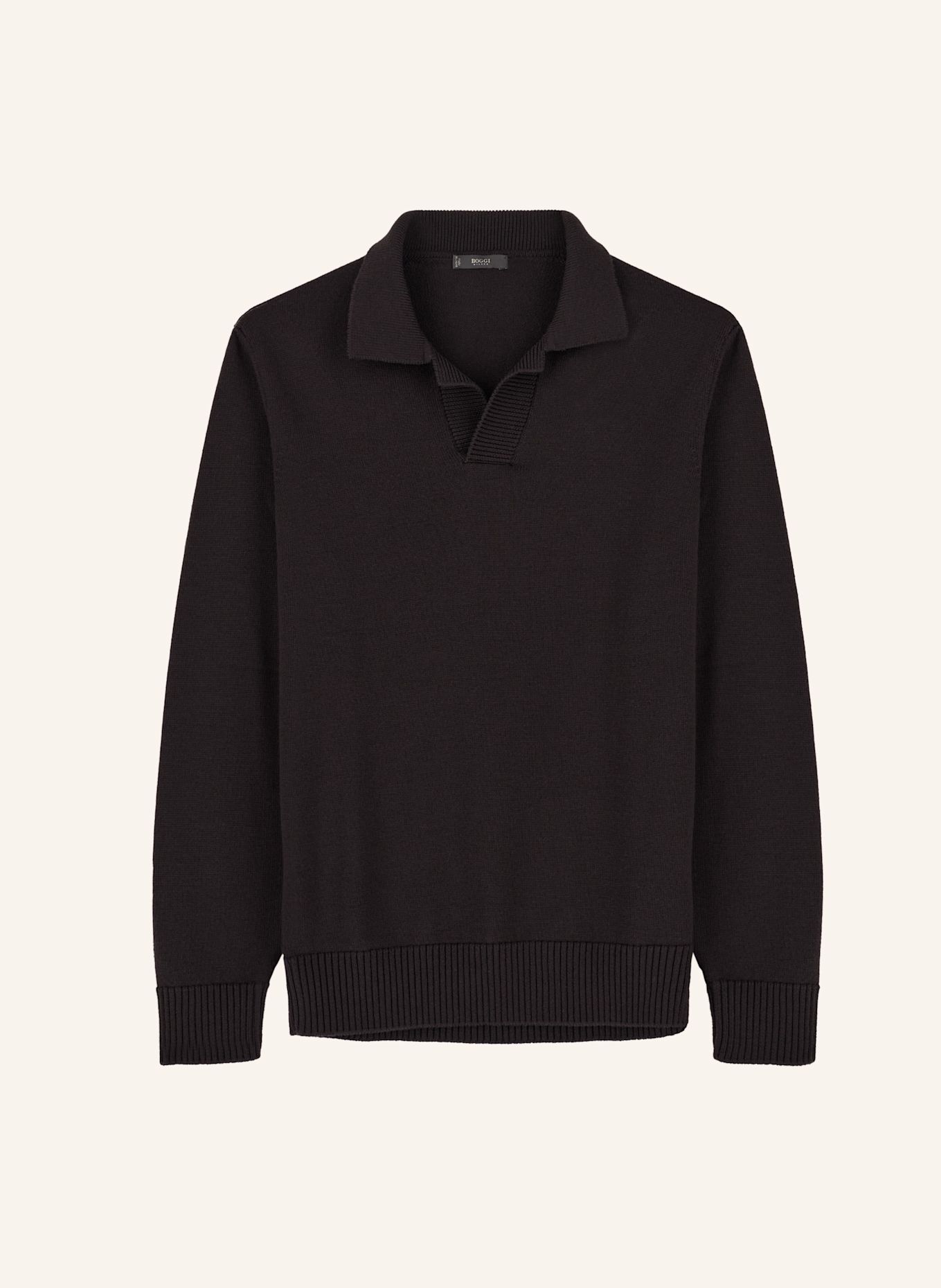 BOGGI MILANO Sweater: DARK BROWN