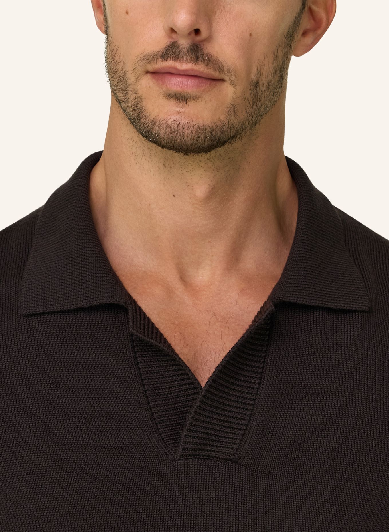 BOGGI MILANO Sweater: DARK BROWN