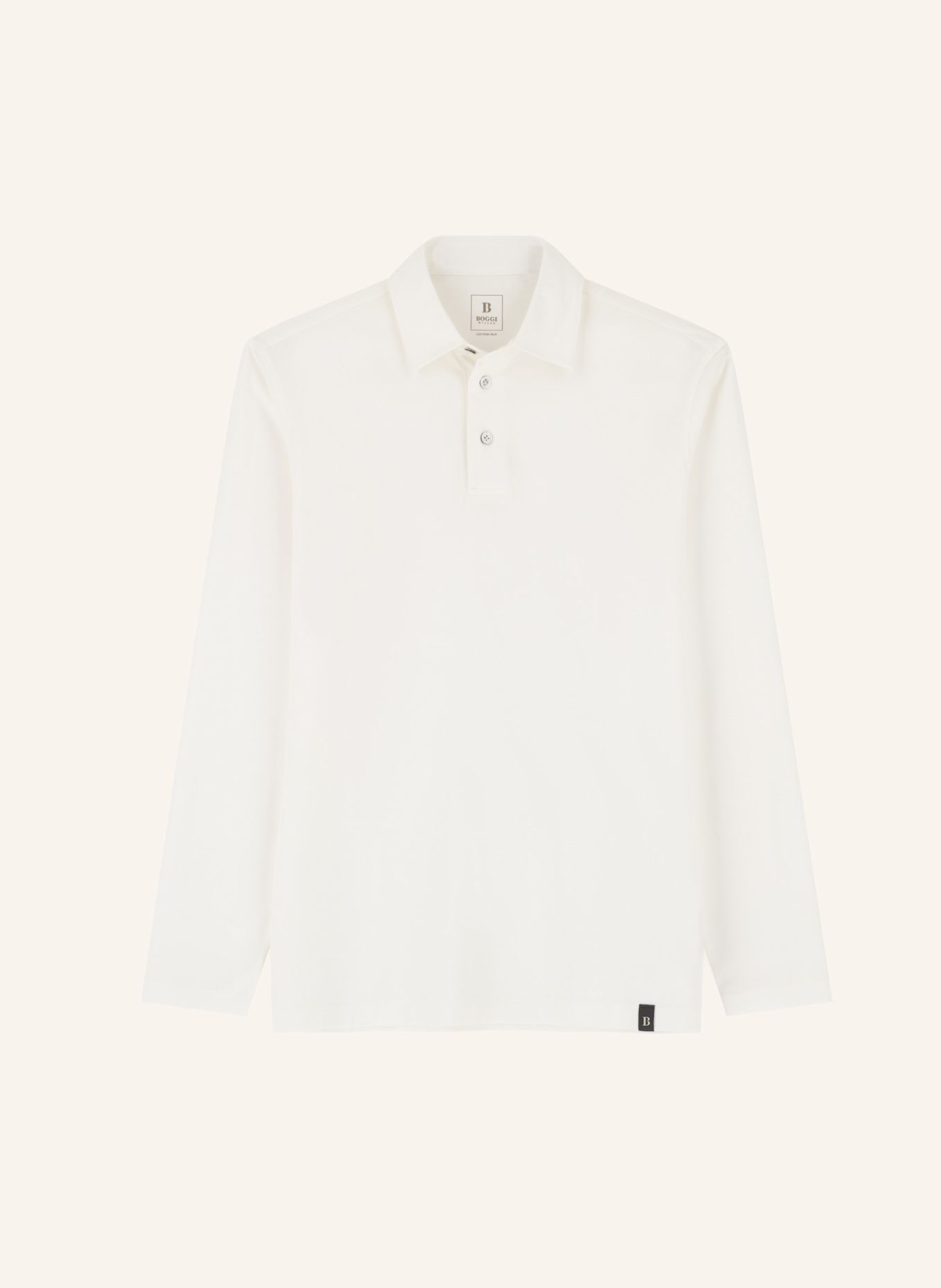 BOGGI MILANO Poloshirt: WEISS