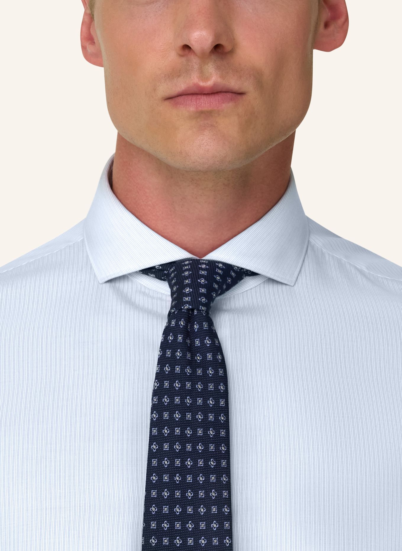 BOGGI MILANO Shirt: LIGHT BLUE