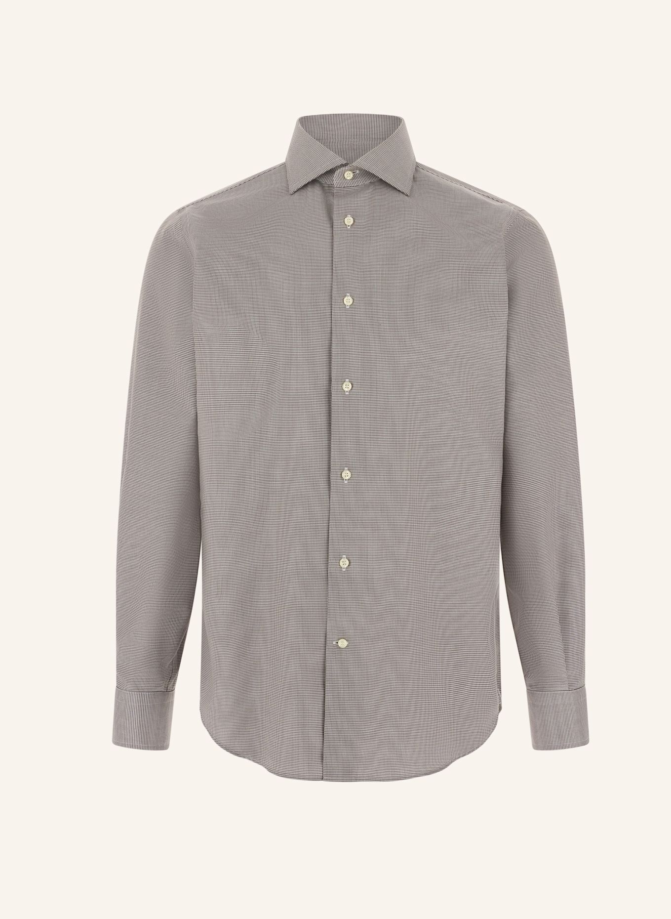 BOGGI MILANO Shirt: BROWN