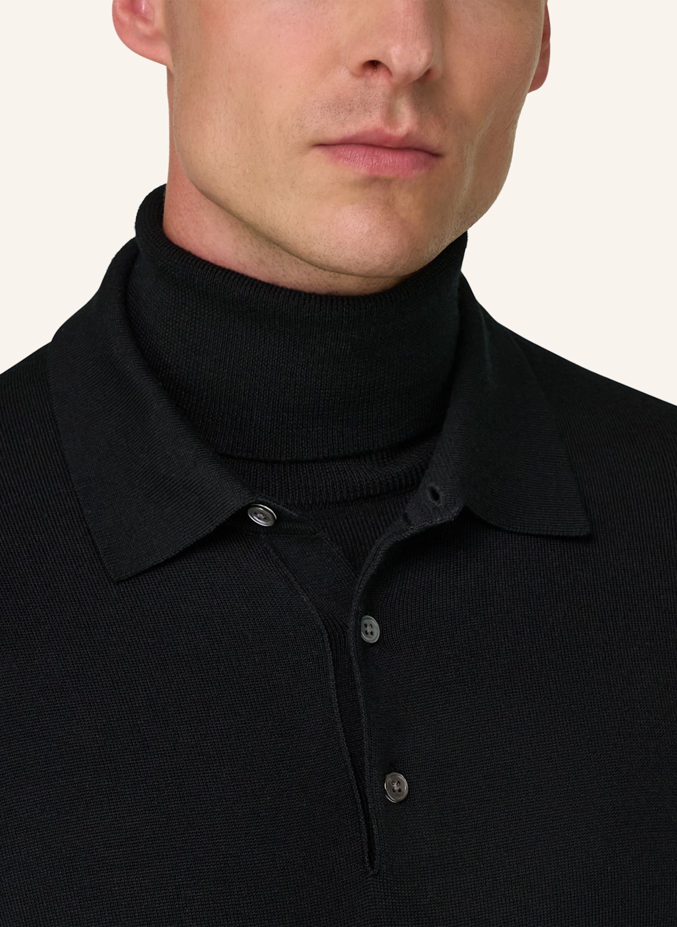 BOGGI MILANO Sweater: BLACK
