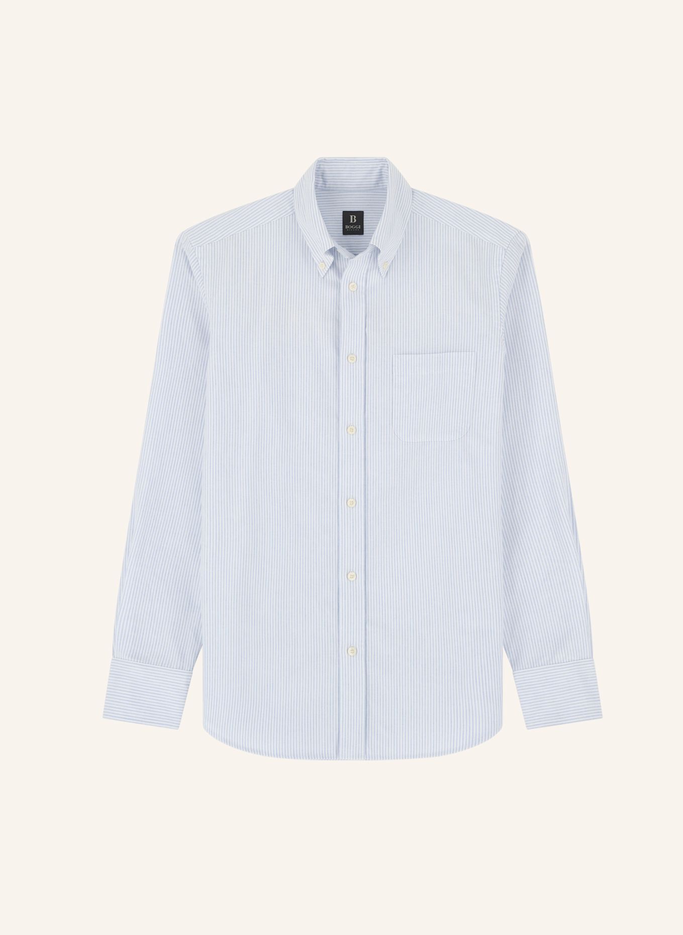 BOGGI MILANO Overshirt: LIGHT BLUE