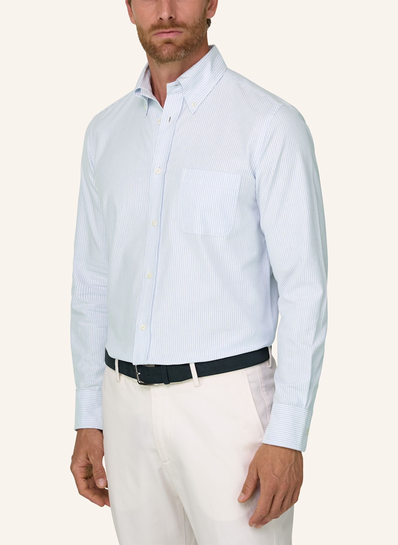 BOGGI MILANO Overshirt: LIGHT BLUE