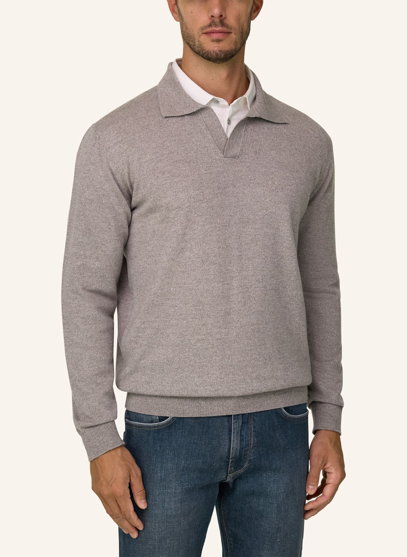 BOGGI MILANO Sweater: BROWN