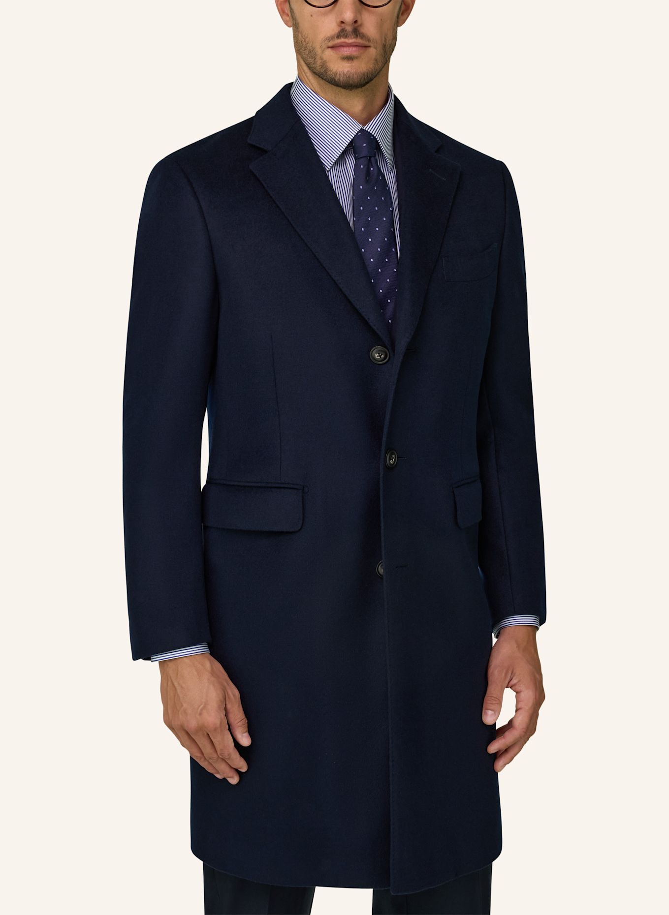 BOGGI MILANO Coat: BLUE