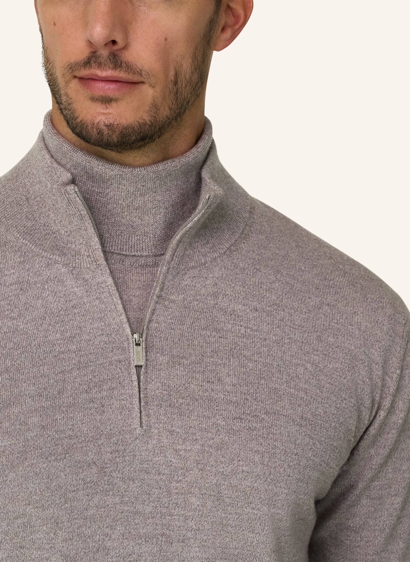BOGGI MILANO Sweater: BROWN
