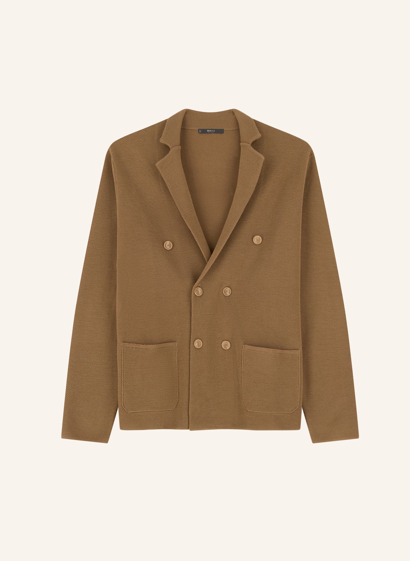 BOGGI MILANO Cardigan: BROWN