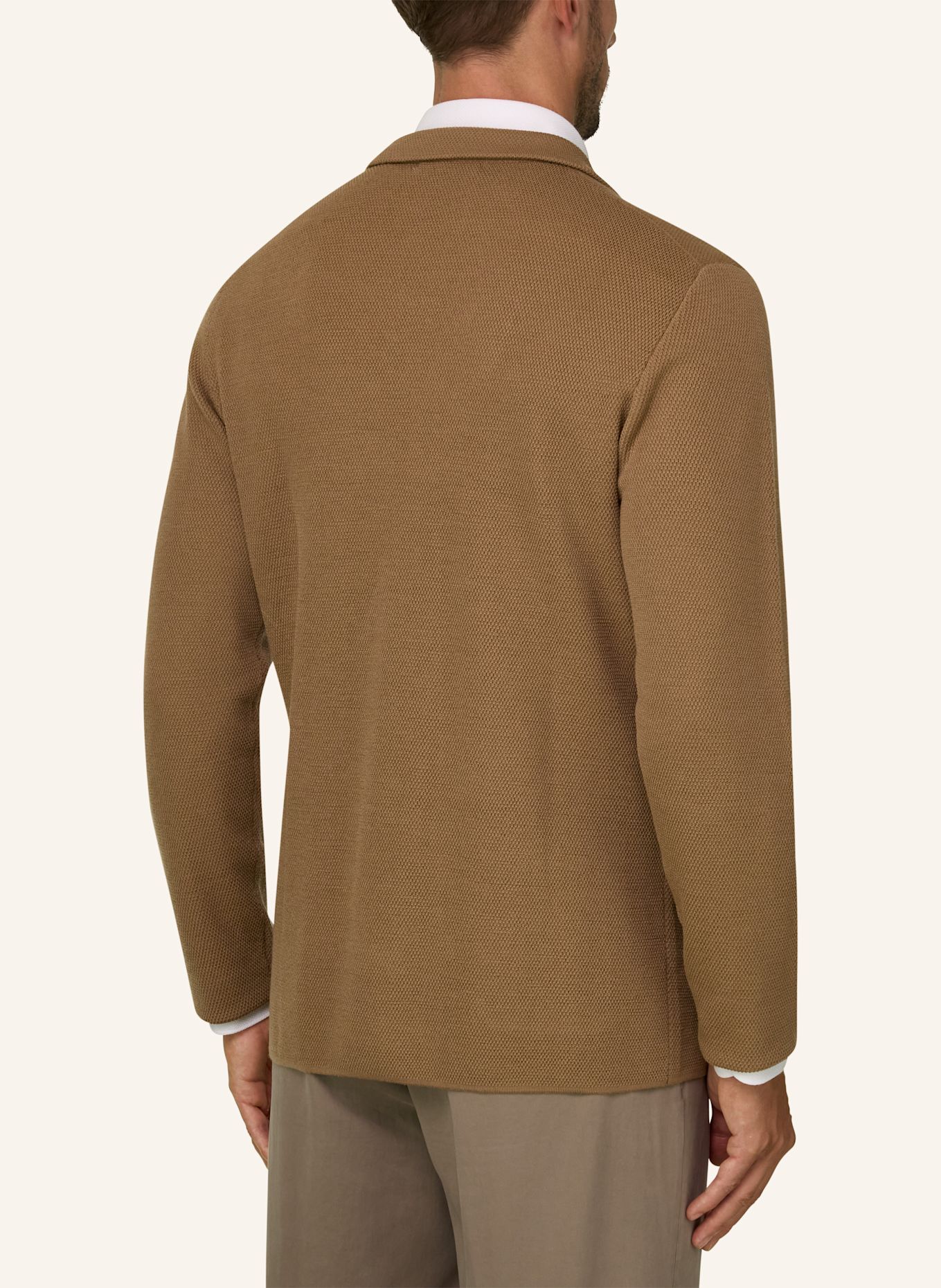 BOGGI MILANO Cardigan: BROWN