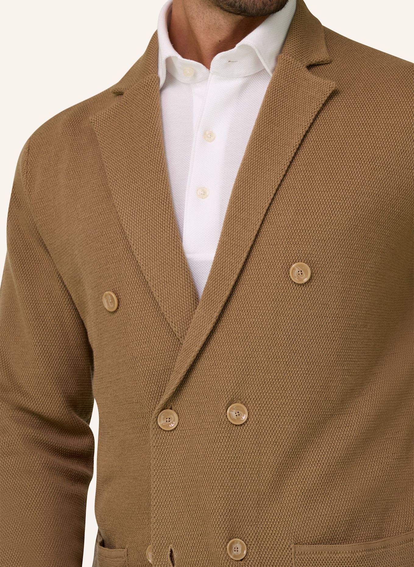 BOGGI MILANO Cardigan: BROWN