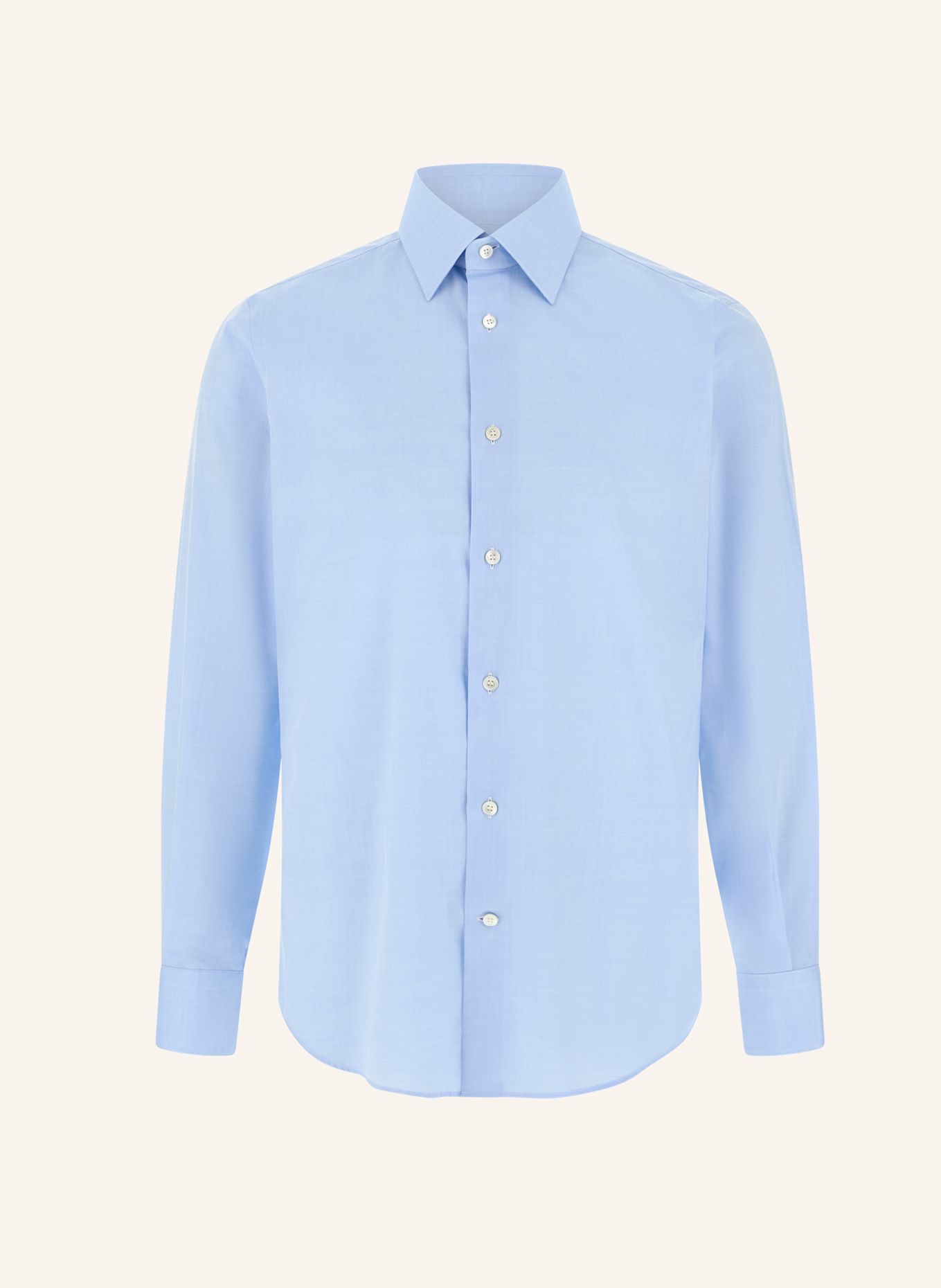 BOGGI MILANO Shirt: LIGHT BLUE