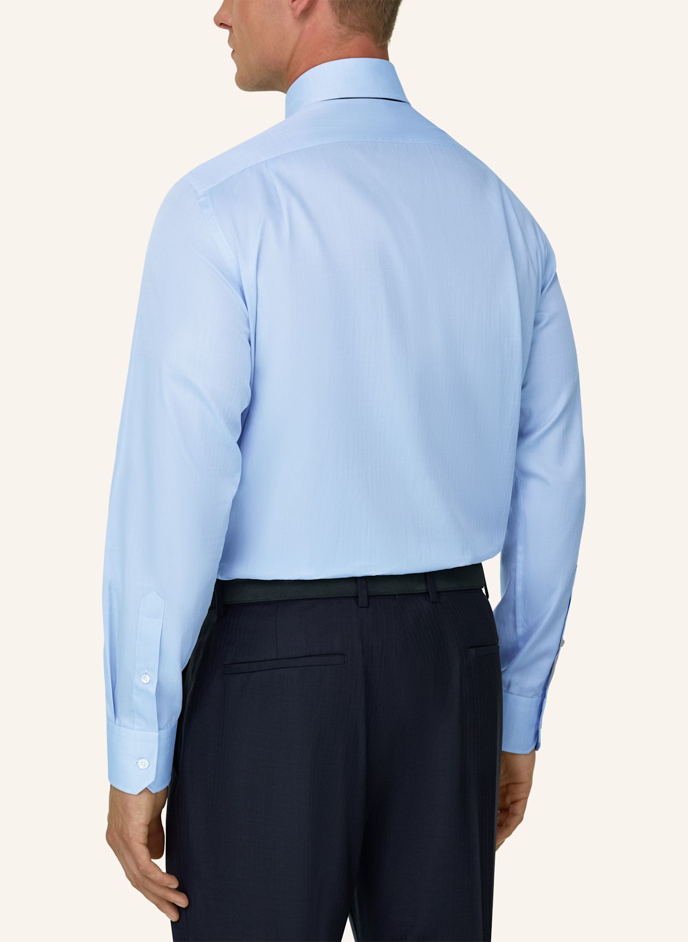 BOGGI MILANO Shirt: LIGHT BLUE