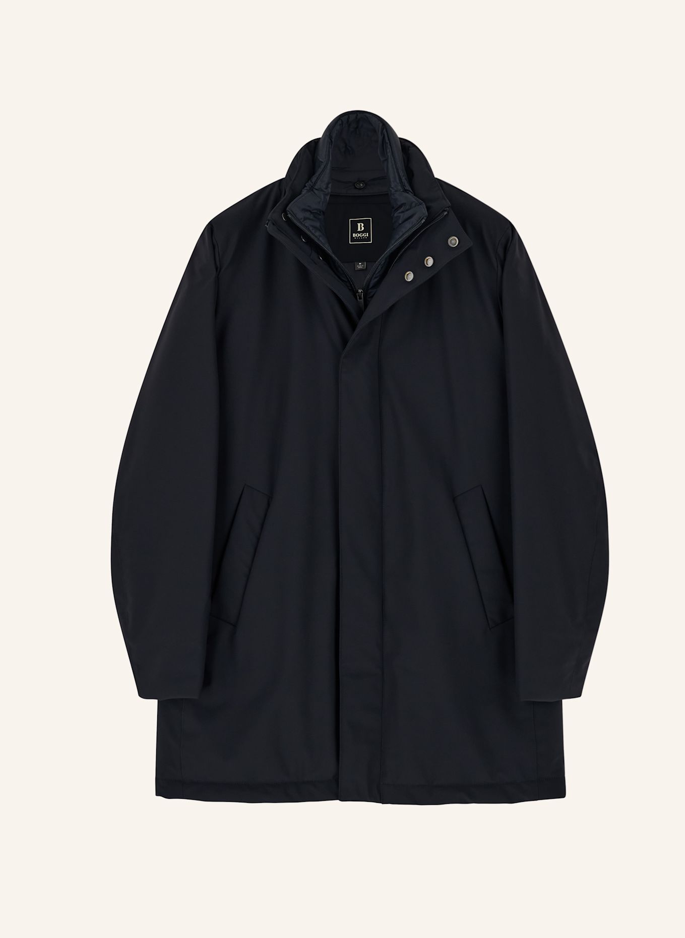 BOGGI MILANO Down coat: BLUE