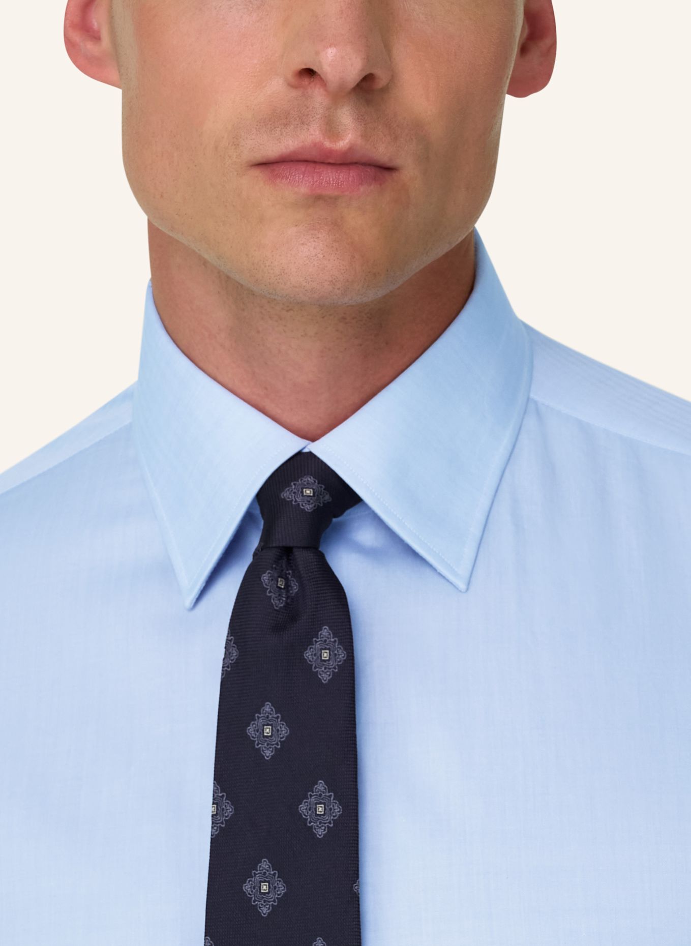 BOGGI MILANO Shirt: LIGHT BLUE