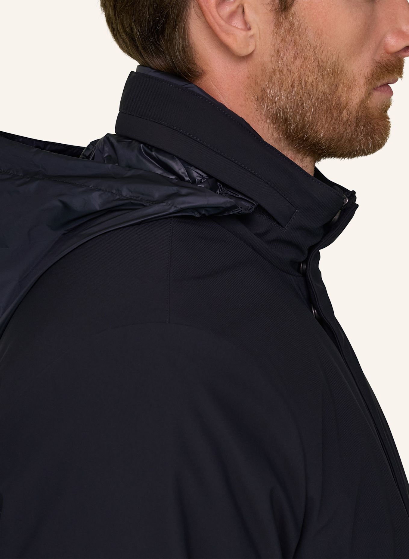 BOGGI MILANO Down coat: BLUE