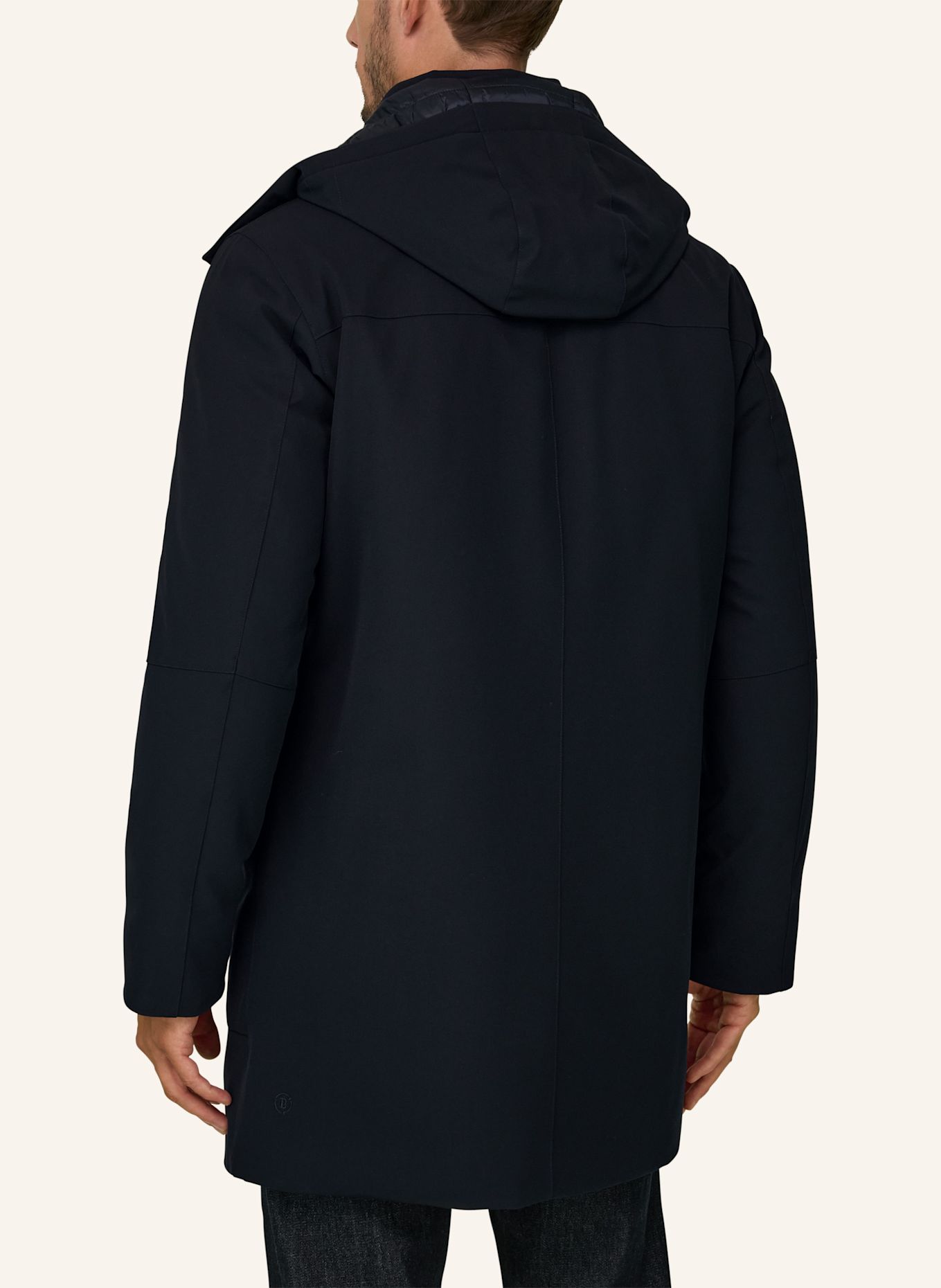 BOGGI MILANO Down coat: BLUE